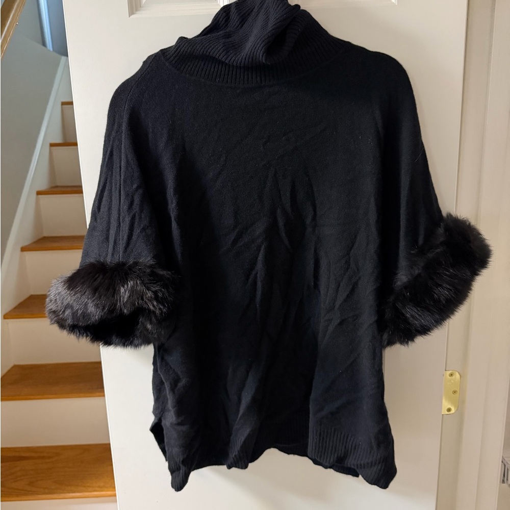 Black cashmere sweater